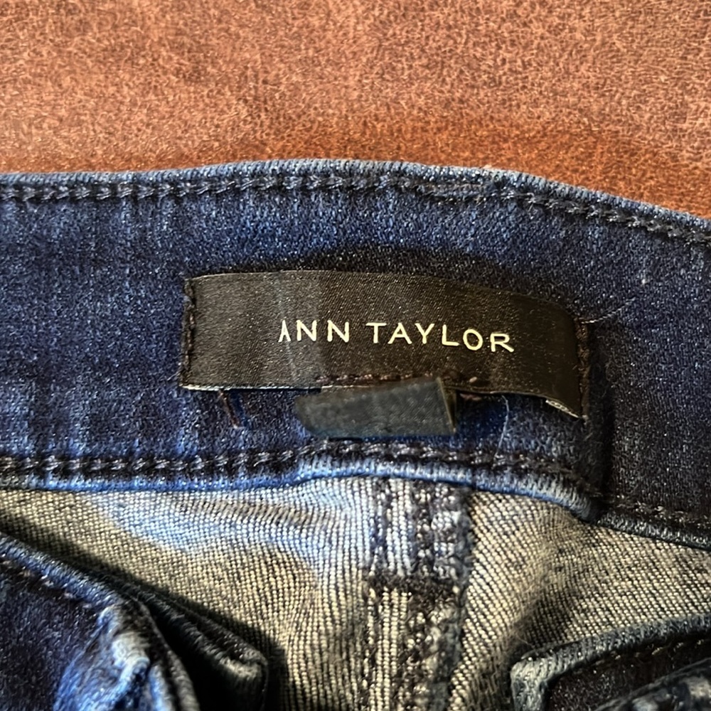 Ann Taylor - Navy Blue High-Waisted Women's Jeans - Picture 5 of 7